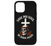 Save My Soul Be Born Again - Cranio cristiano, da uomo e da donna Custodia per iPhone 12/12 Pro