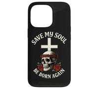 Save My Soul Be Born Again - Cranio cristiano, da uomo e da donna Custodia per iPhone 13 Pro