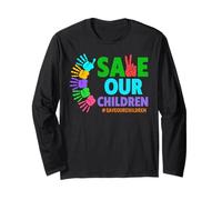 Save Our Children Shirt - End Human Trafficking Maglia a Manica