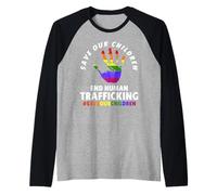 Save Our Children Shirt - End Human Trafficking Maglia con Maniche Raglan