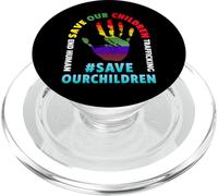 Save our children shirt - end human trafficking shirts PopSockets PopGrip per MagSafe
