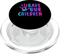 Save our children shirt - end human trafficking shirts PopSockets PopGrip per MagSafe