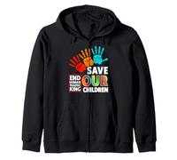 Save Our Children Shirt - Fine Tratta di Esseri Umani Camicie Felpa con Cappuccio