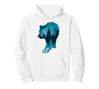 "Save Our Woods" - Orso Grizzly per la protezione dell'ambiente Felpa con Cappuccio
