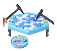 Save Penguin Trap Tables Game, Adorable Compact Puzzle Iceberg Block Games, 8.86x7.87x2.56 inches Interactive Penguin Knock Toys, Desktop Table Toy for Kids Boys Girls