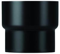 Save RIDUZIONE STUFA A LEGNA PORCELLANATO PLUS LIGHT Col. Nero opaco Ø cm. 13x12