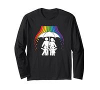 Save Space - Ombrello Protettivo Arcobaleno, Motivo: patrioti Maglia a Manica