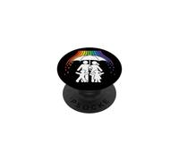 Save Space - Ombrello protettivo arcobaleno, motivo: patrioti PopSockets PopGrip Adesivo