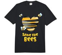 Save The Bees Cuore Apiario Apiario Apicoltore Giornata della Terra Uomini Donne Comfort Colors Adult Heavyweight T-Shirt