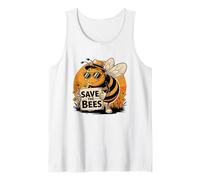 Save The Bees Enthusiast Messaggio sostenibile Canotta