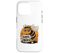 Save The Bees Enthusiast messaggio sostenibile Custodia per iPhone 16 Pro