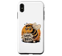 Save The Bees Enthusiast messaggio sostenibile Custodia per iPhone XS Max
