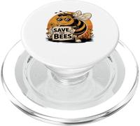 Save The Bees Enthusiast messaggio sostenibile PopSockets PopGrip per MagSafe