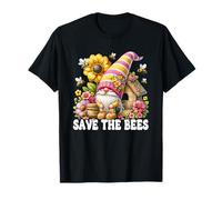 Save The Bees For Beekeepers Gardening Gnome Love Beekeeping Maglietta