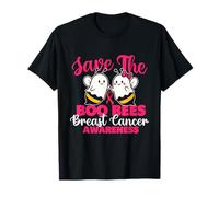 Save The Boo Bees - Consapevolezza del Cancro al Seno Halloween Maglietta