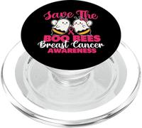 Save The Boo Bees - Consapevolezza del cancro al seno Halloween PopSockets PopGrip per MagSafe