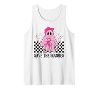 Save The Boobies - Nastro Divertente per Il Cancro al Seno, Fantasma di Halloween Canotta
