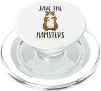 Save the criceti Cull Pets Animal Rescue Funny Pet Lover PopSockets PopGrip per MagSafe