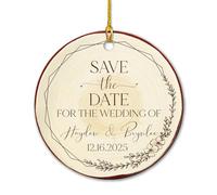 Save The Date For The Wedding Of Decorazioni Natalizie Da Appendere Unico Decorazione Natalizia Decorativo Ciondoli Natalizi Per Festa Casa Soggiorno