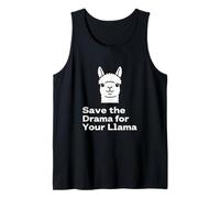 Save The Drama Llama Funny Saying for Fans Design Canotta