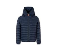 Save The Duck Giubbino Blu Lime con Cappuccio per Bambini e Ragazzi Huey (IT, Età, 10 anni, Regular, Bambino, Blu)