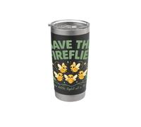 Save The Fireflies Fire Fly Firefly bambini fulmini bug Bicchiere termico in acciaio inox doppia parete
