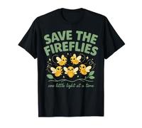 Save The Fireflies Fire Fly Firefly Bambini fulmini Bug Maglietta
