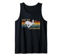 Save The Jackalope - Vintage Rabbit - Camping Cryptozoology Canotta
