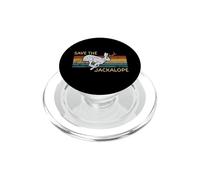 Save The Jackalope - Vintage Rabbit - Camping Cryptozoology PopSockets PopGrip per MagSafe