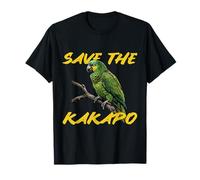 Save The Kakapo Parrot Kakapo Bird Nuova Zelanda Maglietta