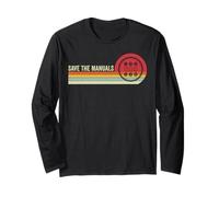 Save The Manuals 5 velocità Cambio Manuale Tre Pedali Maglia a Manica