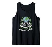 Save the Planet One Pedal at a Time Bike Pendolarismo Canotta