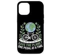 Save the Planet One Pedal at a Time Bike Pendolarismo Custodia per iPhone 12/12 Pro