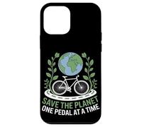 Save the Planet One Pedal at a Time Bike Pendolarismo Custodia per iPhone 12 mini