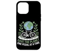 Save the Planet One Pedal at a Time Bike Pendolarismo Custodia per iPhone 12 Pro Max