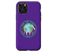 Save the Planet Recycle Earth Day Ambientale Mani Verde Custodia per iPhone 11 Pro