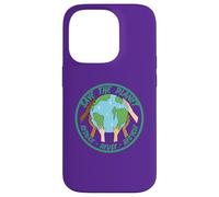 Save the Planet Recycle Earth Day Ambientale Mani Verde Custodia per iPhone 14 Pro