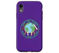 Save the Planet Recycle Earth Day Ambientale Mani Verde Custodia per iPhone XR