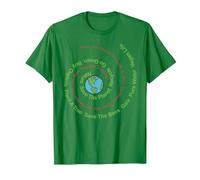 Save The Planet, Recycle, Go Green Cool Campagna Costume Maglietta, Uomo, Verde Mela, 3XL