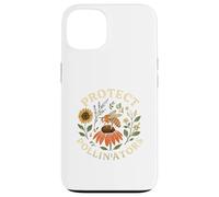 Save The Pollinators Bee Wildflower Retro Custodia per iPhone 13