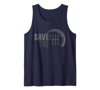 Save The Stick - Trasmissione Manuale a Tre Pedali, per Amanti dell'auto Canotta