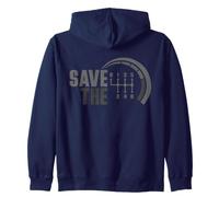 Save The Stick - Trasmissione Manuale a Tre Pedali, per Amanti dell'auto Felpa con Cappuccio