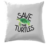 Save The Tartarughe - Cuscino - Eco Terra Planet Mare Oceano Animale Pianeti