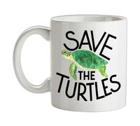 Save The Tartarughe - Tazza IN Ceramica - Eco Terra Planet Mare Oceano Animale