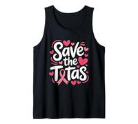 Save The Tatas - Nastro Rosa per la Lotta Contro Il Cancro al Seno Canotta