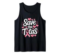 Save The Tatas - Nastro Rosa per la Lotta Contro Il Cancro al Seno Canotta