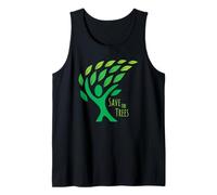 Save The Trees Earth Day - Foglie fluenti nel Vento Canotta