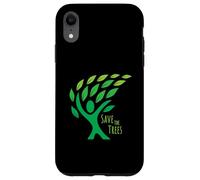 Save the Trees Earth Day - Foglie fluenti nel vento Custodia per iPhone XR