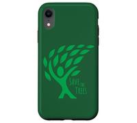 Save the Trees Earth Day - Foglie fluenti nel vento Custodia per iPhone XR
