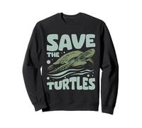 Save The Turtles Sea Turtle Conservation Felpa